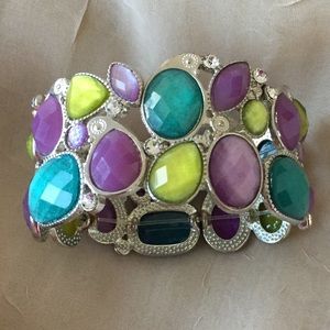 Beautiful INC Stretch Bracelet EUC Vibrant Colors